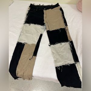 Patchwork jeans